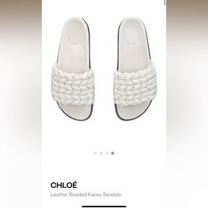 Chloe braided kacey sandals